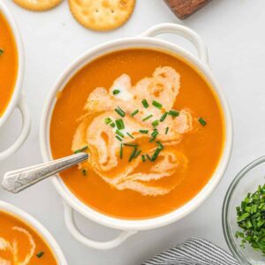 Creamy carrot soup for veg lover’s