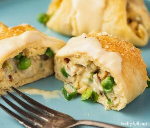 Chicken Pot Pie with Crescent Rolls