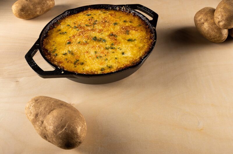French Onion Potato Gratin
