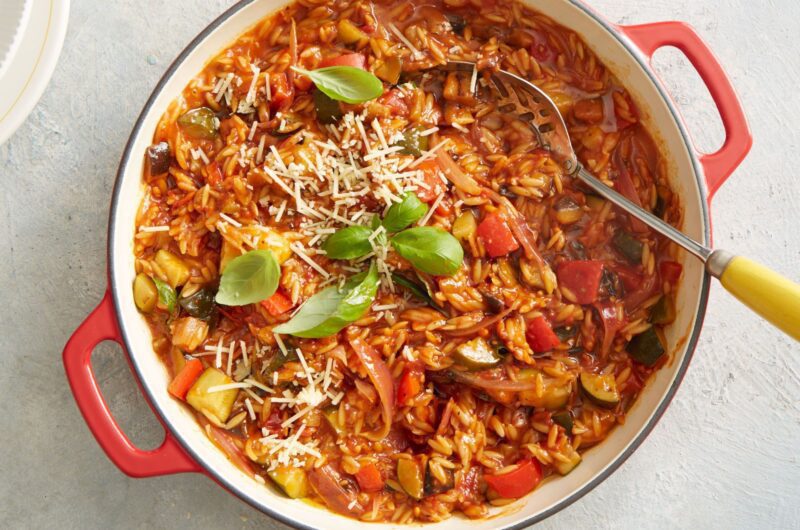 One-Pan Ratatouille Risoni