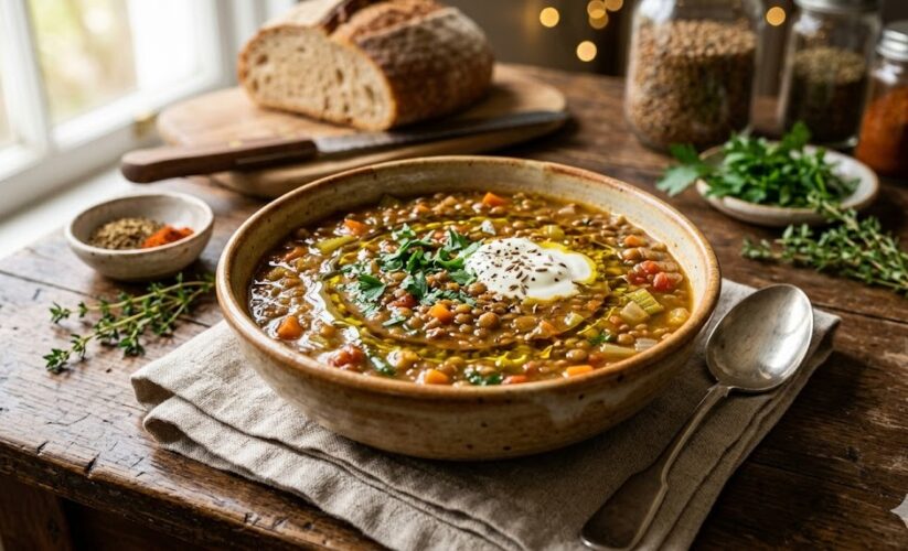 Vegetable Lentil Soup Recipe