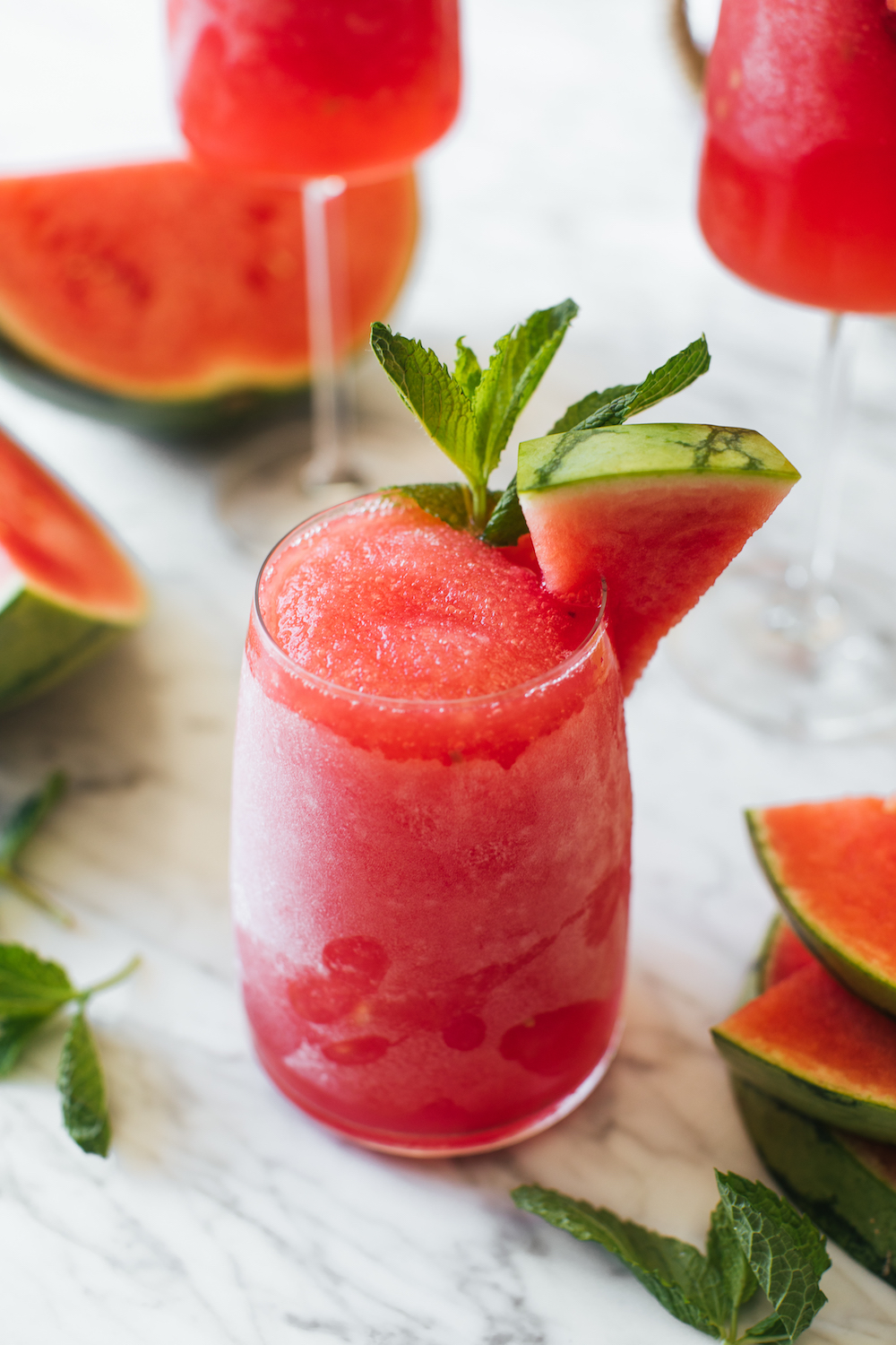 Summer Melon Sorbet Floats Drink Recipe