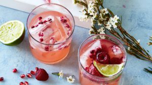 Pink grapefruit party punch Drink