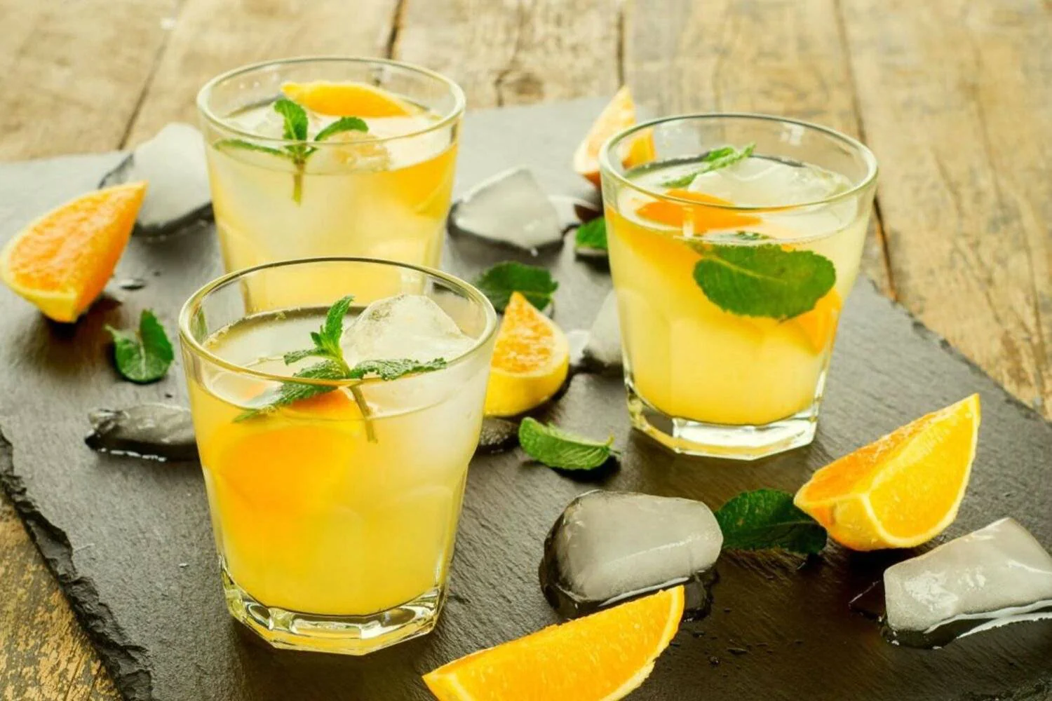 Orange Blossom Mint Refresher