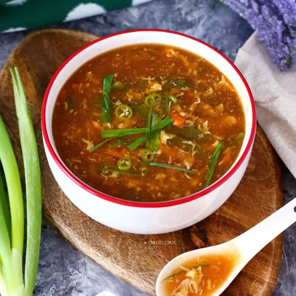 Vegetable Hot and Sour Soup