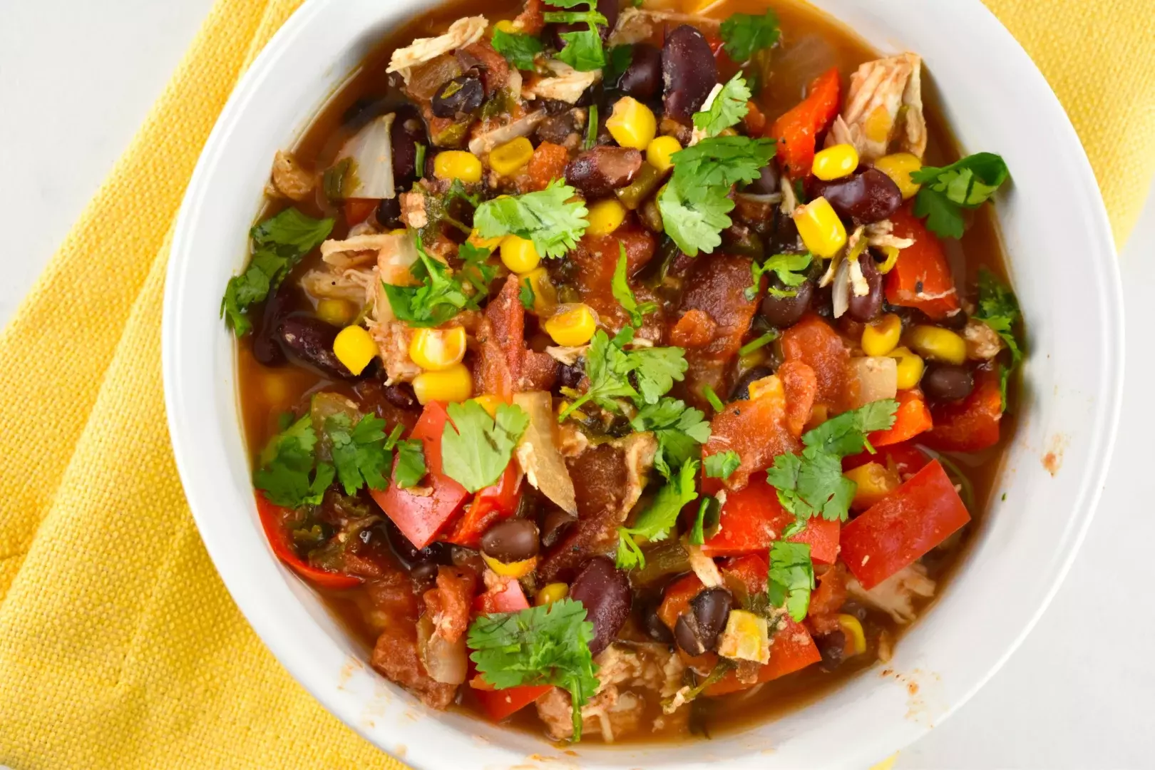 Crock Pot Chicken Taco Chili Recipe