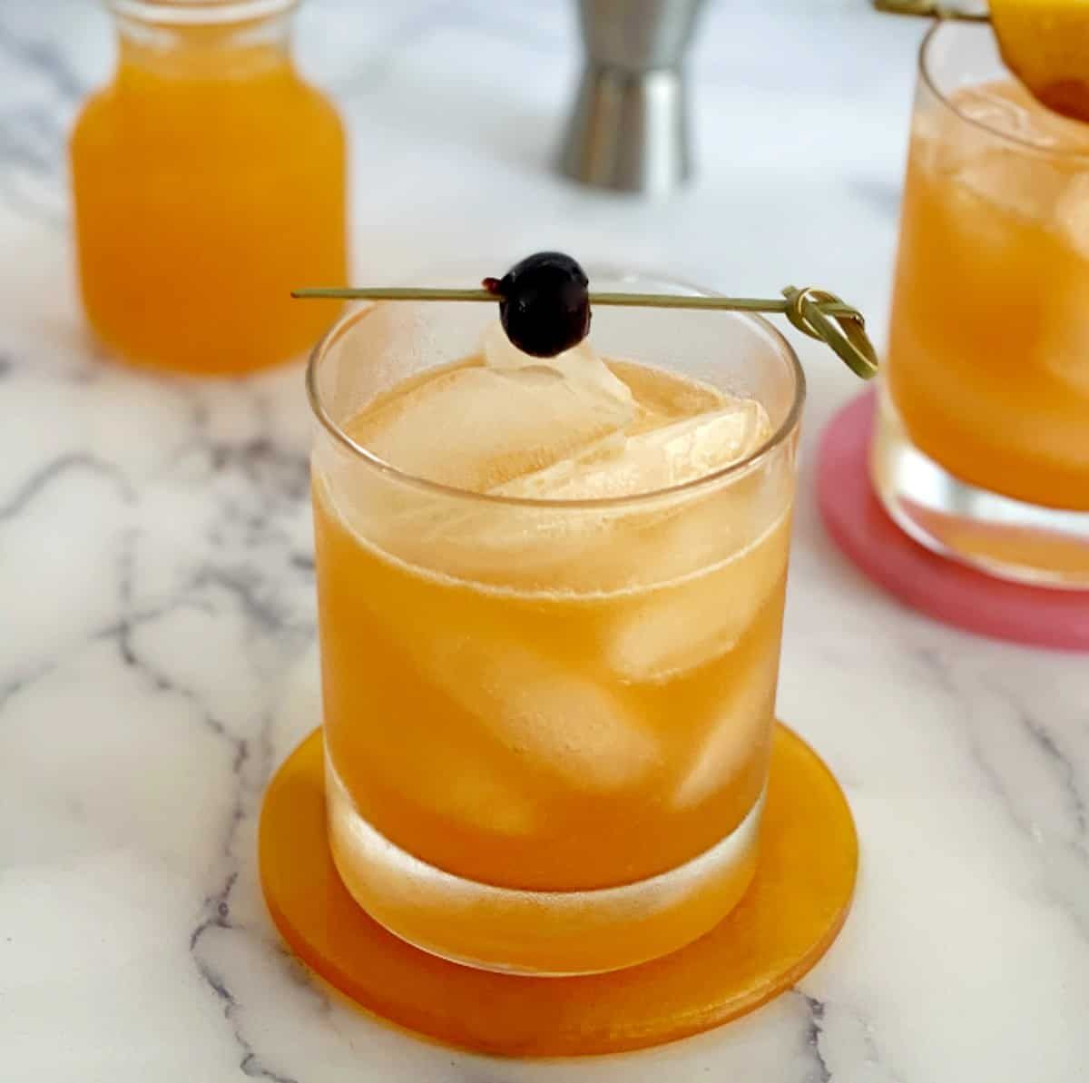 Peach Whiskey Sour