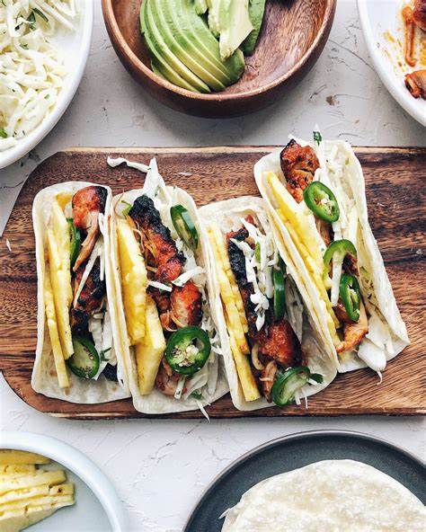 Spicy Gochujang Chicken Tacos