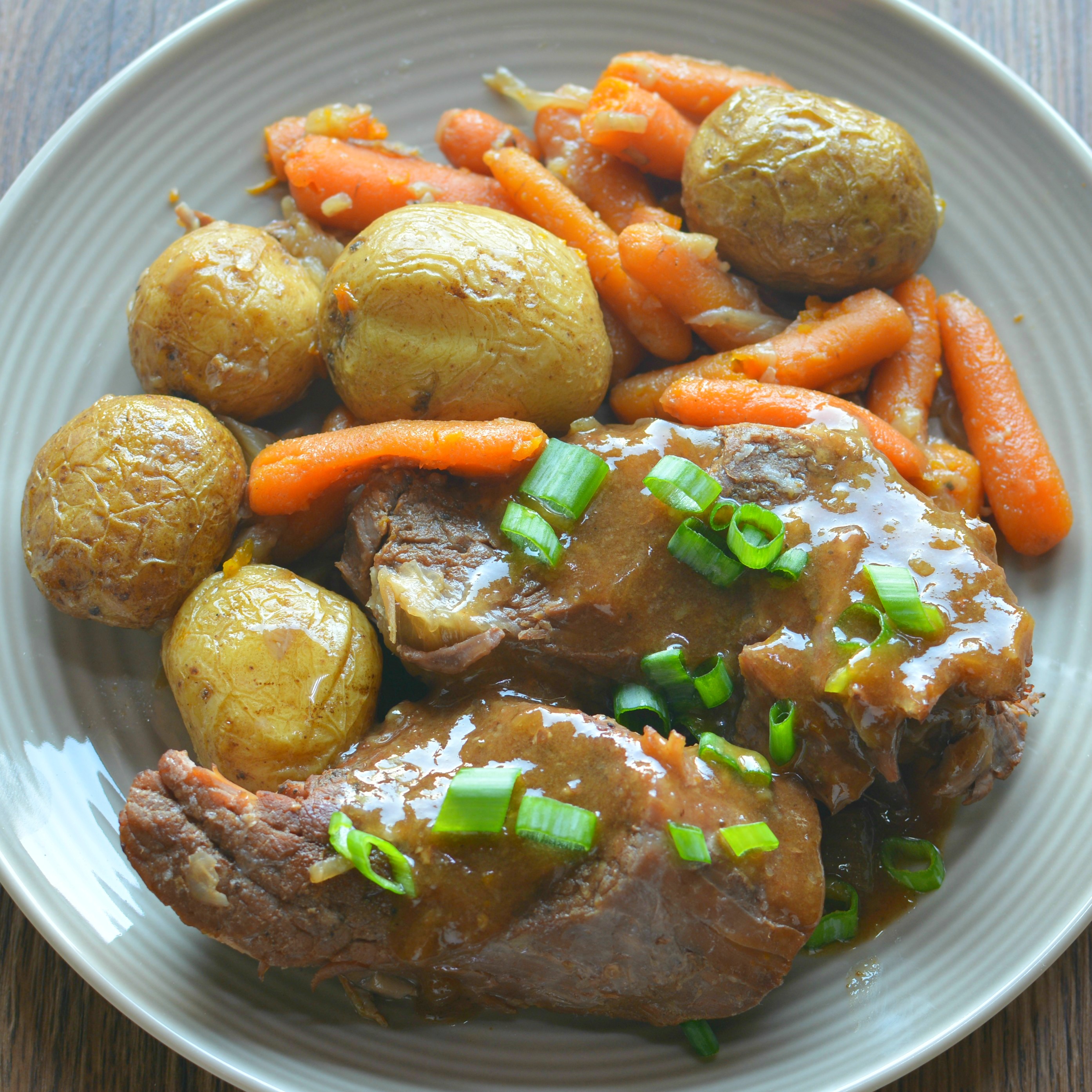Instant Pot Roast with Potatoes and Carrots