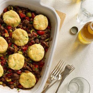 Picadillo Cornbread Casserole