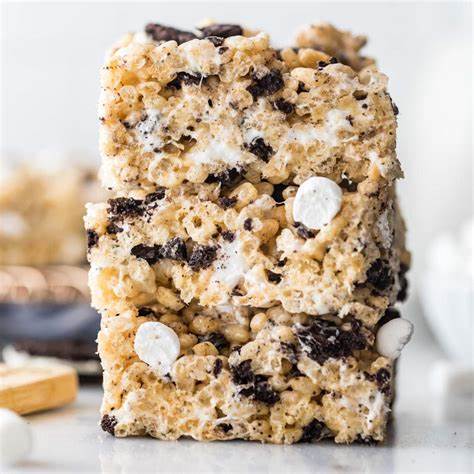 Cookies and Cream Rice Krispie Treats