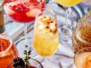 Honey-Chamomile Prosecco Cocktail