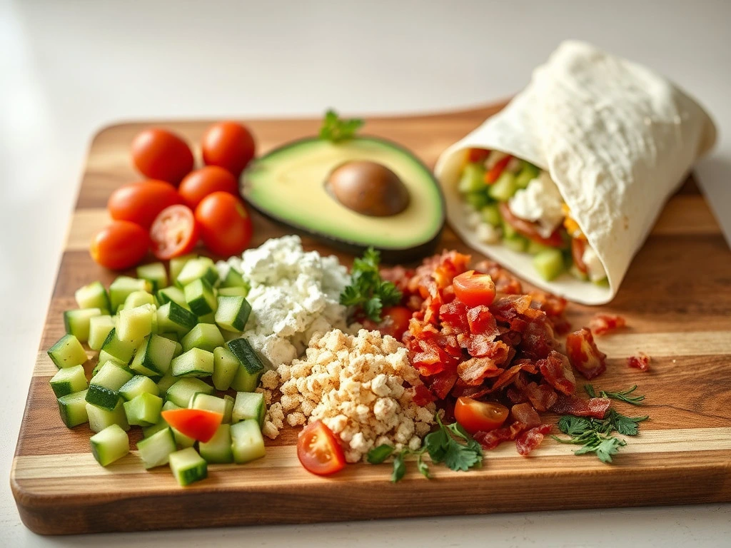 Easy Cottage Cheese Wrap