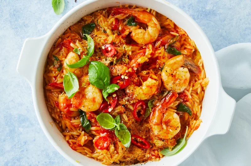 One-Pot Calabrian Prawn Risoni